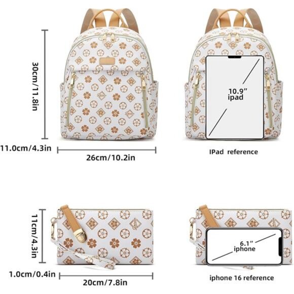 Makes Mini Backpack for Women, Stylish Daypack Purse Handbag Small Casual Daily